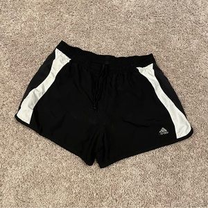 Adidas athletic shorts black medium